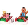 Lemax 62468 - Sweet Sledding, Set Of 2 - Sugar N Spice Figurines* Lemax Sugar N Spice Figurines