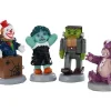 Lemax 02910 - Terrible Toys, Set Of 4 - Spooky Town Figurines* Lemax Spooky Town Figurines