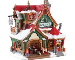 Lemax 75291 - The Elf Workshop, Battery-Operated (4.5V) - Santa's Wonderland* Lemax Santa's Wonderland