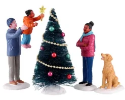 Lemax 12032 - The Final Touch, Set Of 4 - Figurines* Lemax Figurines