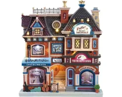 Lemax 85317 - The Music Corner, Battery-Operated (4.5V) - Facades* Lemax Facades