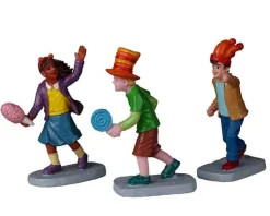 Lemax 22115 - Time For Fun!, Set Of 3 - Christmas Village Figurines* Lemax Figurines