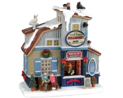 Lemax 25883 - Tis The Season Skate Rentals - Caddington Village Christmas Houses & Buildings* Lemax Caddington Village