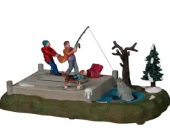 Lemax 24952 - Too Big A Catch, Battery-Operated (4.5-Volt) - Christmas Village Table Pieces* Lemax Table Pieces