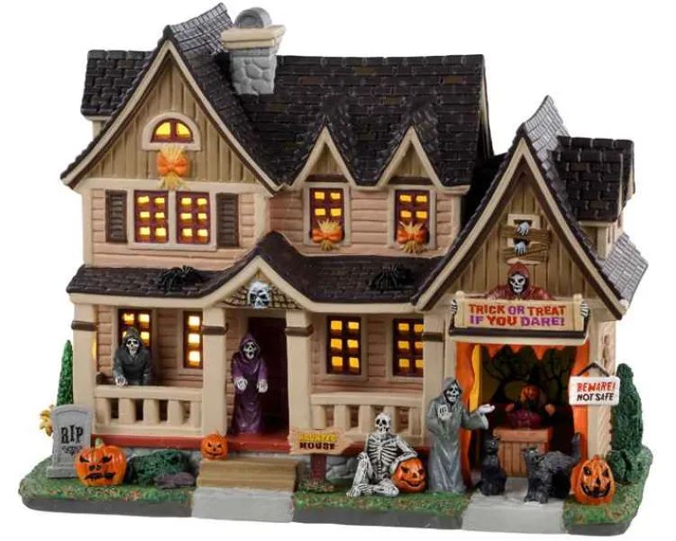 Lemax 35007 - Trick Or Treat, If You Dare - Spooky Town Houses* Lemax Spooky Town Houses