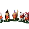 Lemax 52301 - Trick Or Treating Dogs, Set Of 5 - Spooky Town Figurines* Lemax Spooky Town Figurines