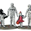 Lemax 62423 - Trick Or Treating With Mummy And Deady, Set/2 - Spooky Town Figurines* Lemax Spooky Town Figurines