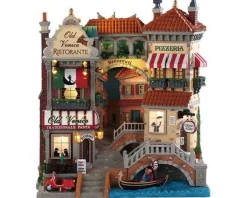 Lemax 85318 - Venice Canal Shops, Battery-Operated (4.5-Volt) - Facades* Lemax Facades