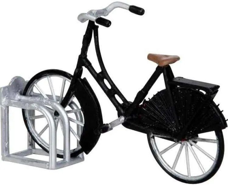 Lemax 44790 - Vintage Bicycle, Set Of 2 - Christmas Village Misc. Accessories* Lemax Misc. Accessories