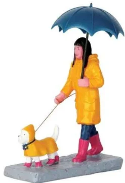 Lemax 62448 - Walking In The Rain - Figurines* Lemax Figurines