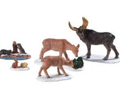 Lemax 92771 - Wild Animals, Set Of 5 - Figurines* Lemax Figurines