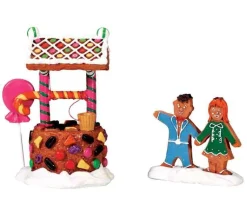 Lemax 73295 - Wishing Well Of Delight, Set Of 2 - Sugar N Spice Accessories* Lemax Sugar N Spice Accessories