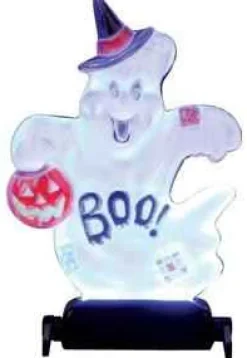 Lemax 14353 - Yard Light - "Boo!" Ghost, Battery-Operated (4.5V) - Spooky Town Halloween Village Accessories* Lemax Spooky Town Accessories