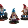 Lemax 82569 - Zombie Garden Gnomes, Set Of 3 - Spooky Town Figurines* Lemax Spooky Town Figurines