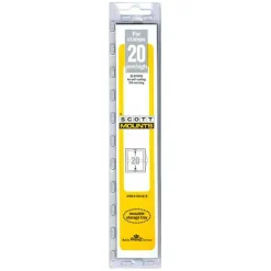 Scott 20 Mm X 215 Mm Strip Clear Mount (22 Mounts)* Stamp Supplies