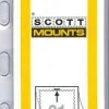 Scott 31 Mm X 215 Mm Strip Clear Mount (22 Mounts)* Stamp Supplies