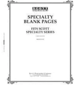 Scott Blank Pages Specialty Border (20 Pages)* Stamp Supplies