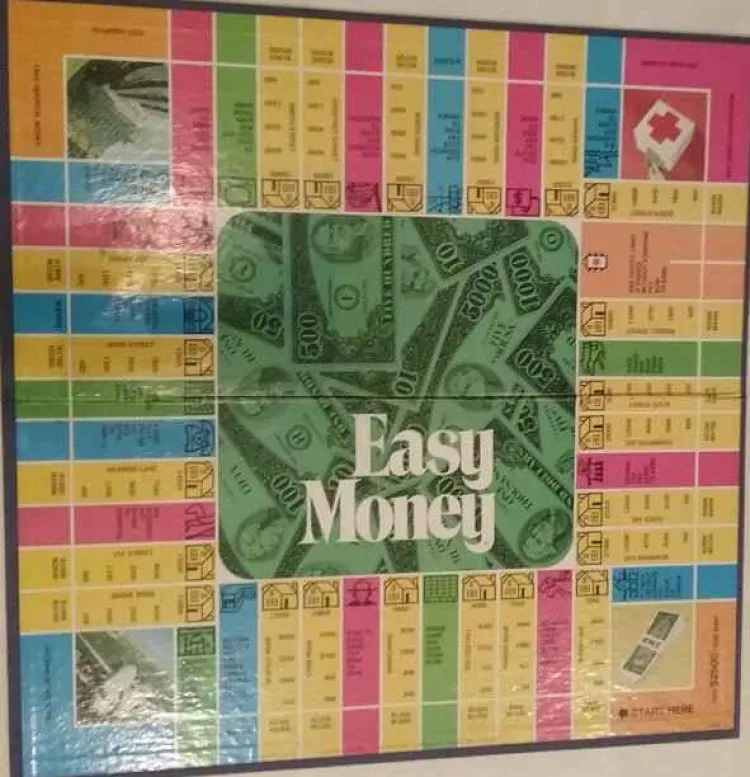 Vintage Board Games Easy Money - Milton Bradley* Vintage Board Games