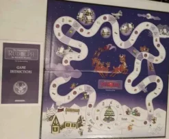 Vintage Board Games Original Game Of Rudolph The Red-Nosed Reindeer - Gameplan* Vintage Board Games