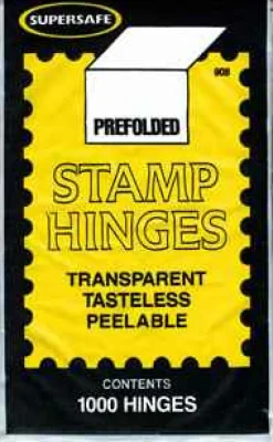 Scott Supersafe Hinges - 1000 Pre-Folded Hinges* Stamp Supplies